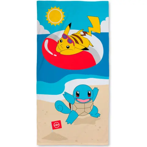 Pokemon-badehåndklæde-70-x-140-Sommer