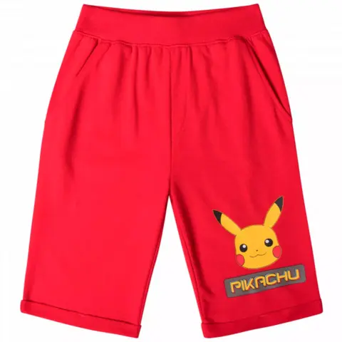 Pokemon-shorts-Pikachu-rød