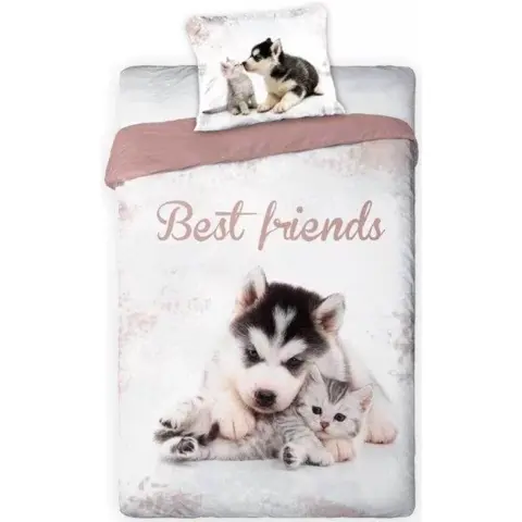 Best-Friends-sengetøj-140x200-2-sidet