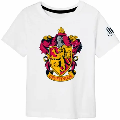 Harry-Potter-t-shirt-Gryffindor-hvid
