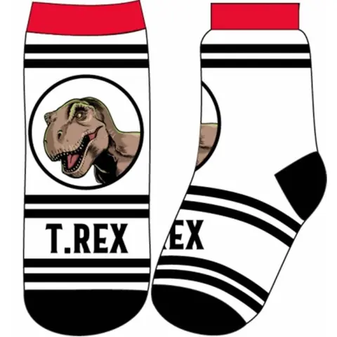 Jurassic-World-T-rex-strømper-1-par