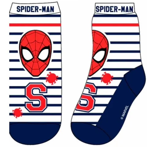 Marvel-Spiderman-strømper-stribet-1-par
