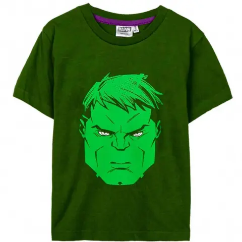 Marvel-Avengers-Hulk-t-shirt-grøn