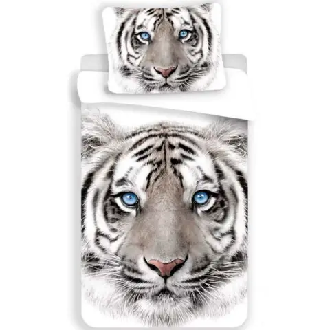 White-Tiger-sengetøj-140-x-200-bomuld