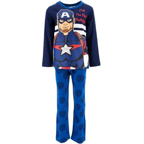 Avengers-Captain-America-Pyjamas-str.-4-10-år