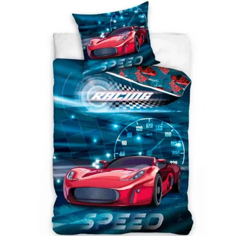 Racerbil-sengetøj-140-x-200-Speed