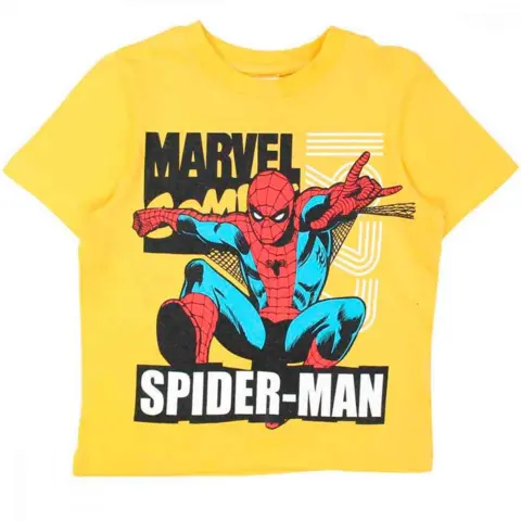 Marvel-Spiderman-t-shirt-gul-str.-92-128