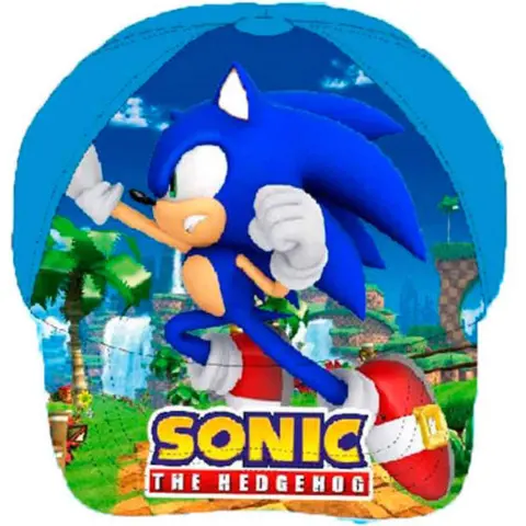 Sonic-The-Hedgehog-Cap-blå-str.-52-54