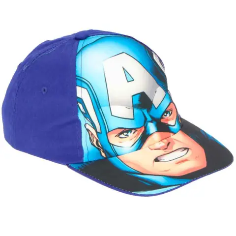 Captain-America-Kasket-Blå-str.-51-54.