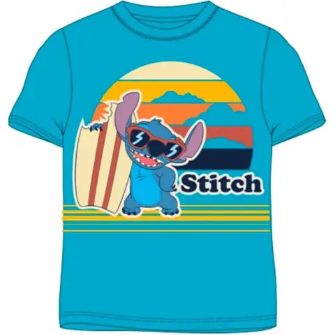 Lilo-og-Stitch-kortærmet-t-shirt-blå