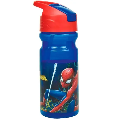 Spiderman-drikkedunk-550-ml-med-sugerør