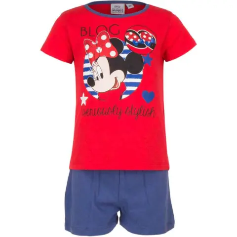 Minnie-Mouse-kort-pyjamas-Stylish-str.-3-8-år