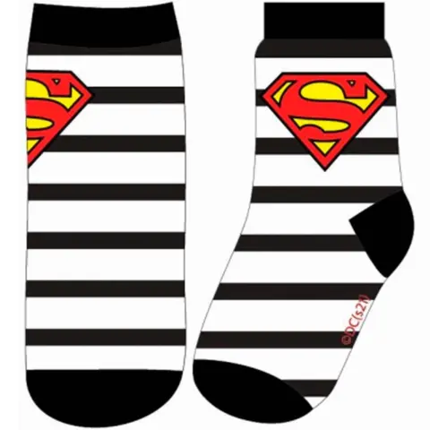 Superman-strømper-1-par-sort-hvid