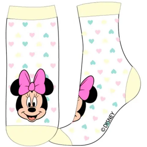 Minnie-Mouse-strømper-1-par-hvid-hearts
