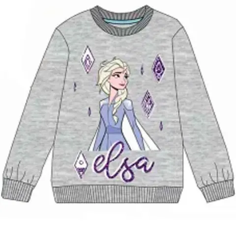 Disney-Frost-Elsa-Sweatshirt-grå-str.-4-10-år