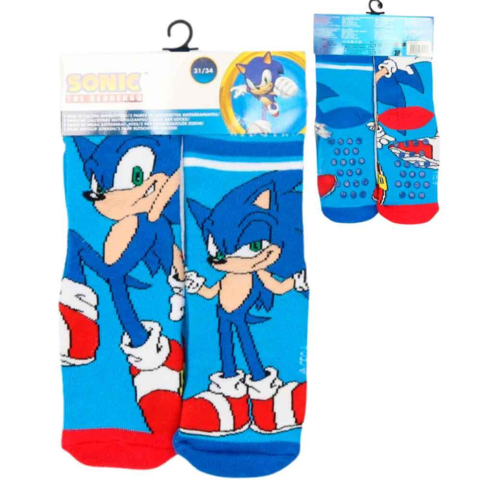 Sonic-the-Hedgehog-skridsikre-strømper-2-par