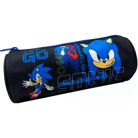 Sonic-The-Hedgehog-penalhus-rundt-21-cm-sort-blå
