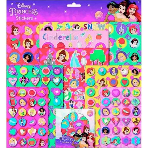 Disney-Prinsesse-klistermærker-xl-500-stk