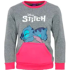 Lilo-og-Stitch-hættetrøje-grå-str.-2-8-år-stitch