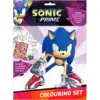 Sonic-malesæt-med-blyanter-og-klistermærker.
