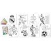 Real-Madrid-malesæt-med-farver-og-stickers