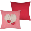 Pyntepude-rød-med-hjertemotiv-40x40cm