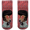 Elvis-Dog-motif-strømper-str.-37-40