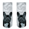 Pug-white-dog-motif-strømper-str.-37-40