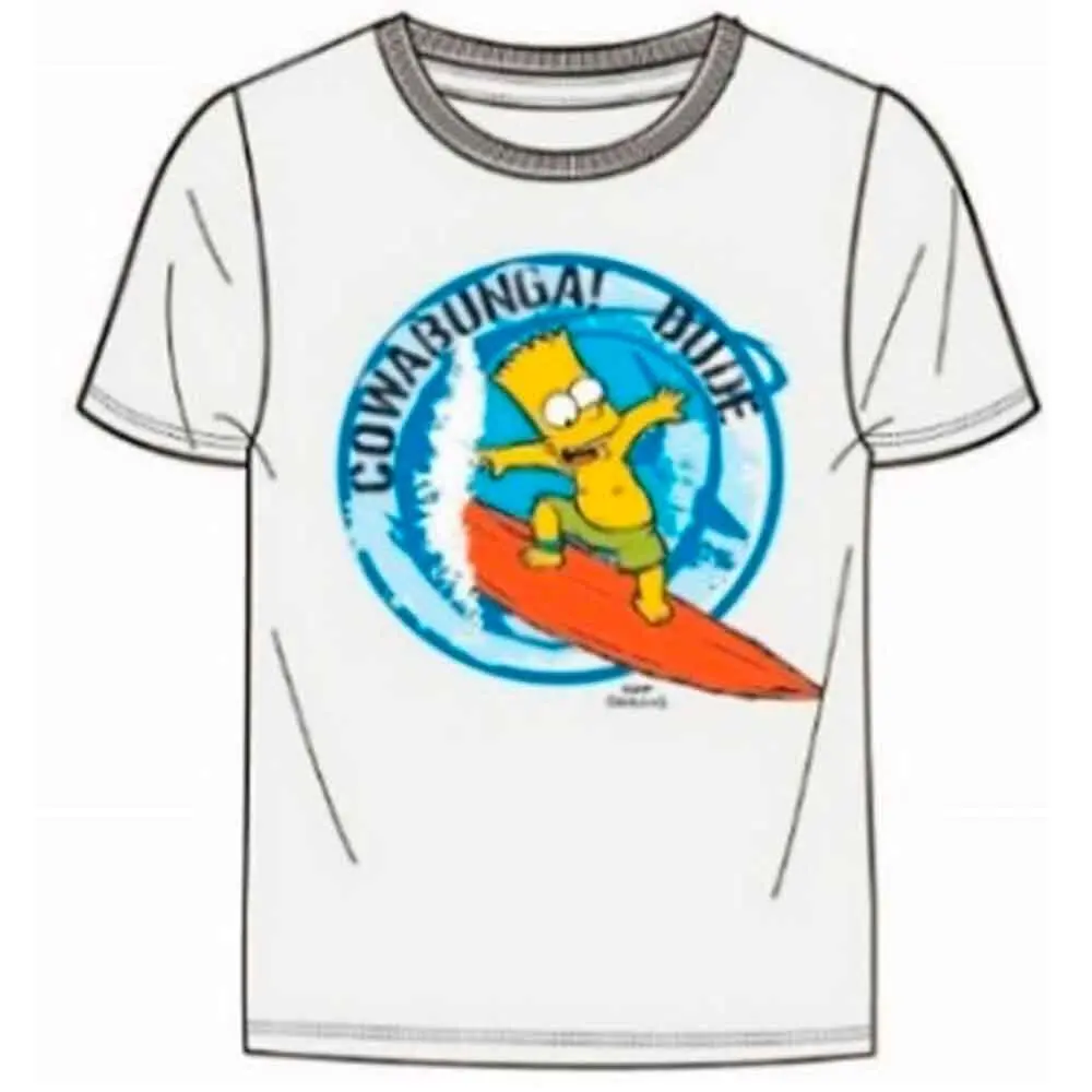 Simpsons T-Shirt Bart Surfing | Lev. 1-3 dage