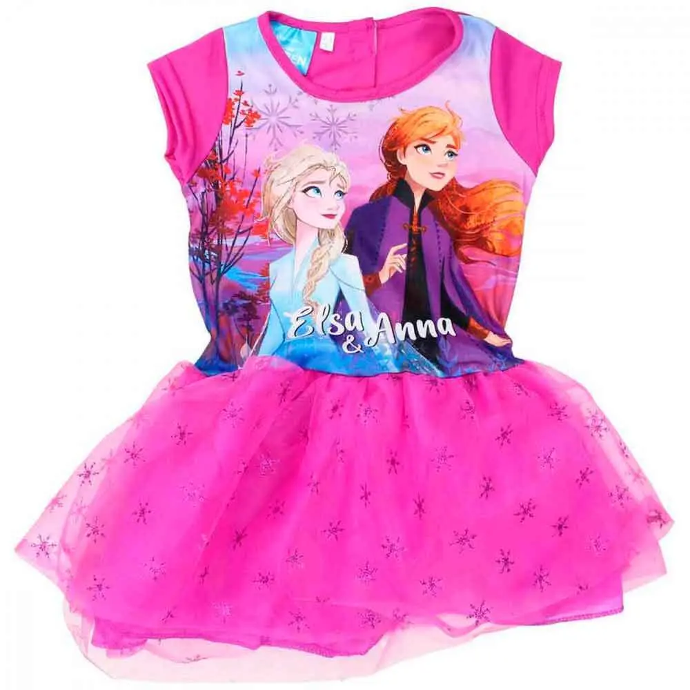 Disney Frost Kjole Tulle Pink Elsa og | Lev. 1-3 dage