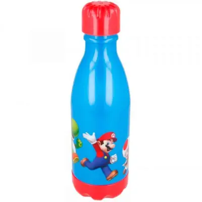 Super Mario Vandflaske 560 ML Blå