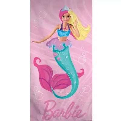 Barbie Badehåndklæde 70 x 140 Mermaid