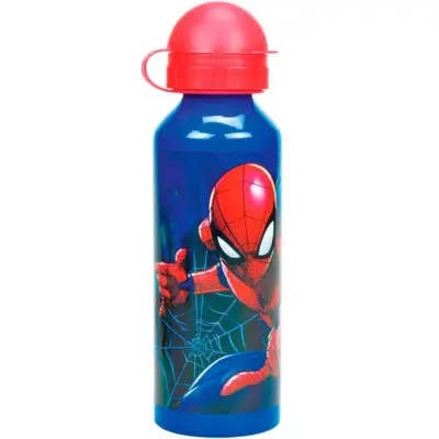 Spiderman Drikkedunk Aluminium Blå 520 ML