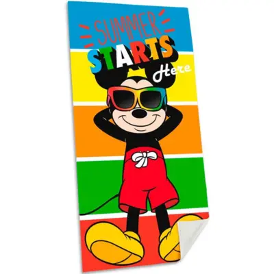 Mickey Mouse Badehåndklæde 70 x 140 Summer