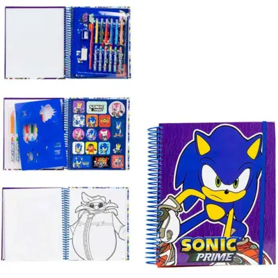 Sonic Prime Aktivitets Album 26x22 cm