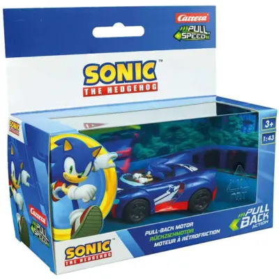 Sonic the Hedgehog Racing Pull-back Bil