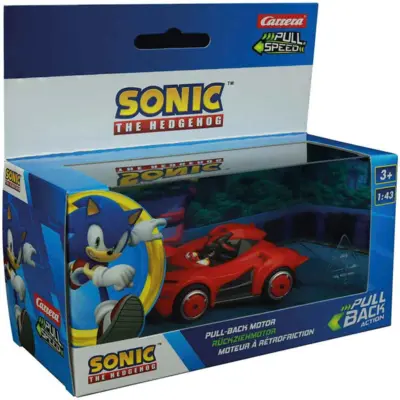 Sonic The Hedgehog Bil Pull-back Aktion