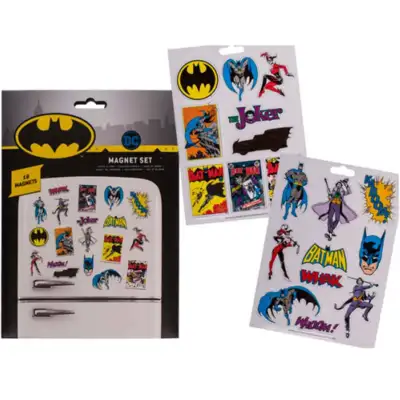 DC Batman Køleskabsmagneter 19 stk