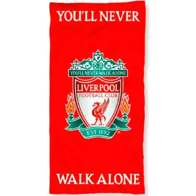 Liverpool FC Badehåndklæde 70 x 140 Walk Alone
