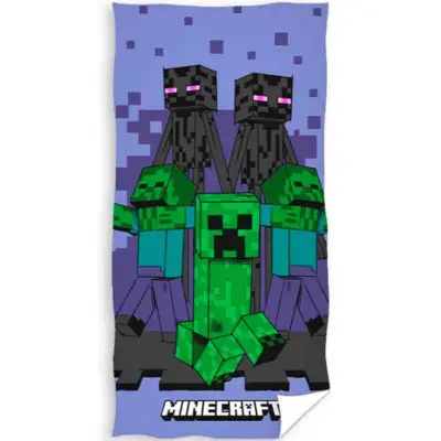 Minecraft Creeper Badehåndklæde 70 x 140