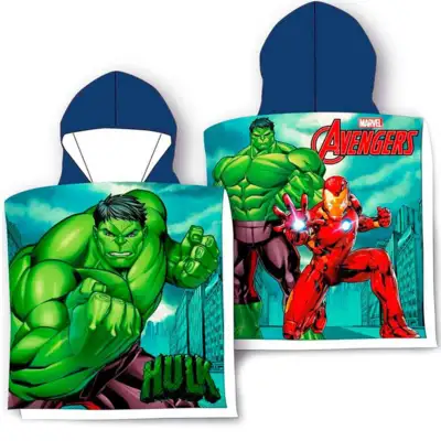 Marvel Avengers Poncho 50 x 100 Hulk