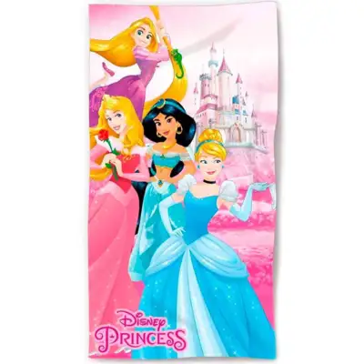 Disney Princess Badehåndklæde 70x140cm Bomuld