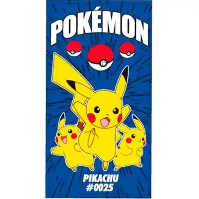 Pokemon Badehåndklæde 70x140cm Pika0025