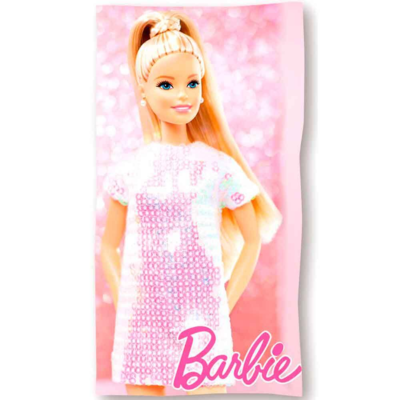 Barbie Badehåndklæde 70x140cm