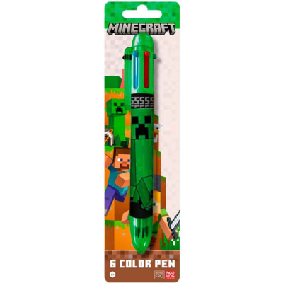 Minecraft Kuglepen Multifarvede 6 farver