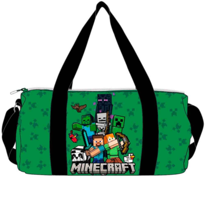 Minecraft Sportstaske 38cm Creeper Attack