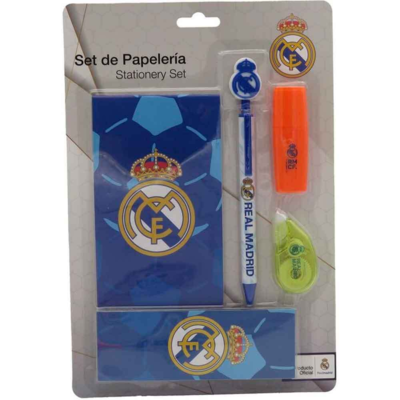 Real Madrid Skolesæt Stationery 5-dele