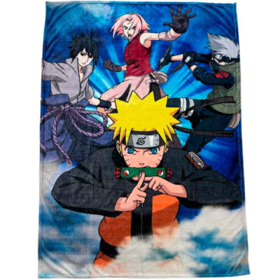 Naruto Shippuden Hyggetæppe Soft 130x180 cm