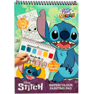 Lilo og Stitch Watercolour Painting Pad