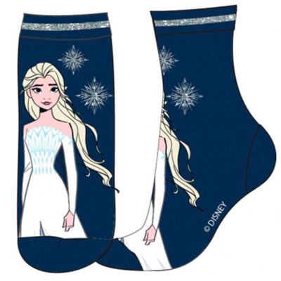 Disney Frost Strømper Elsa Navy 1-par